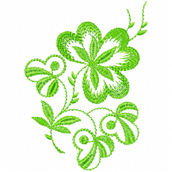 Flowers And Tree Embroidery Design 11 Flowers And Tree Embroidery Design 11